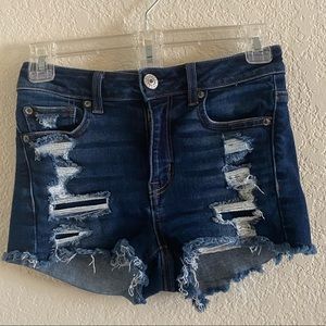 American Eagle Dark Wash Shorts
